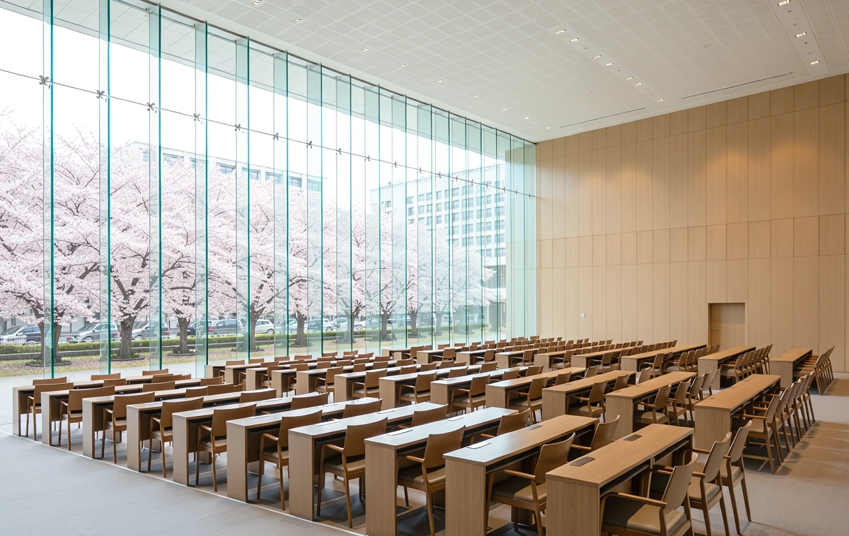 Modern educational environment in Tokyo